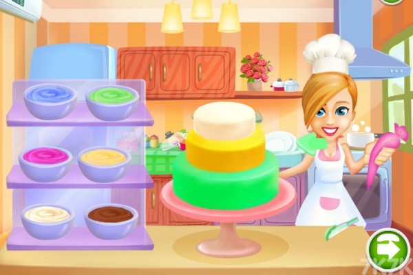 《装饰美味的蛋糕》游戏画面1