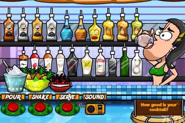 《酒吧调酒师3H5》游戏画面2