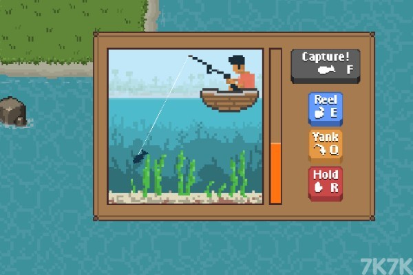 《湖中钓鱼》游戏画面1