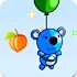 小蓝熊吃水果